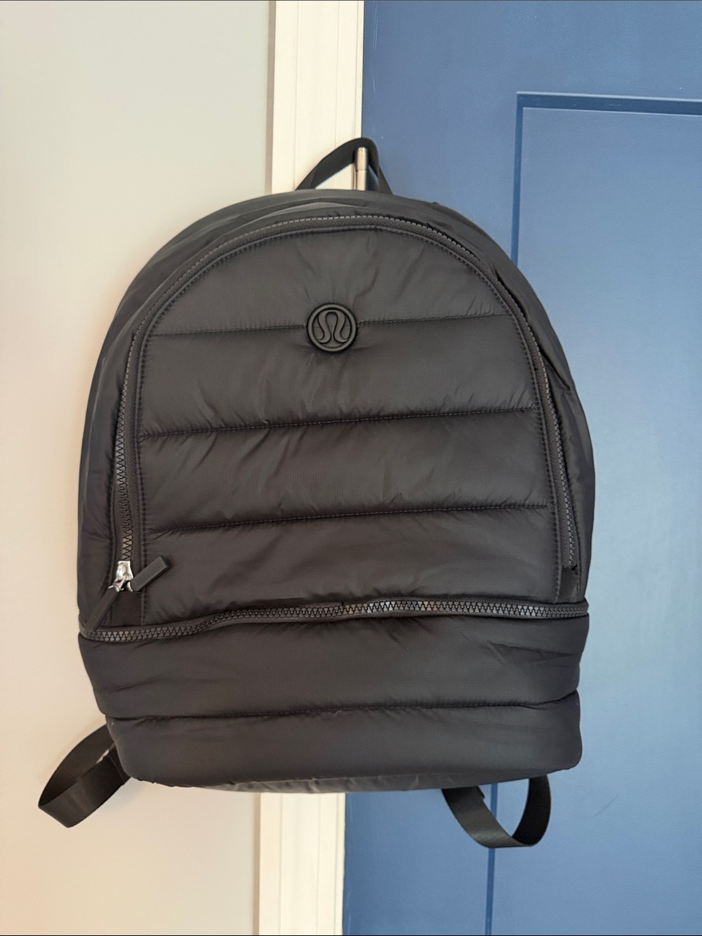 lululemon athletica Black Quilted Backpack